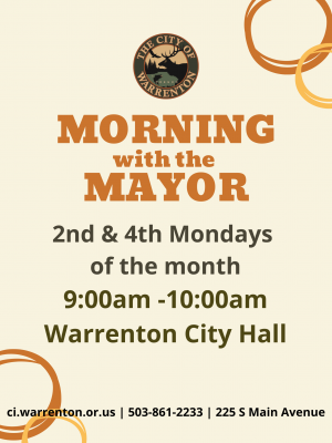 Morning with the Mayor Poster
