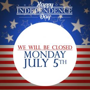 closed monday july 5