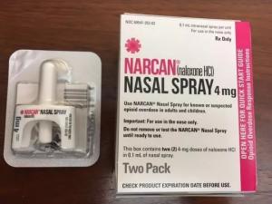 Naloxone nasal unit